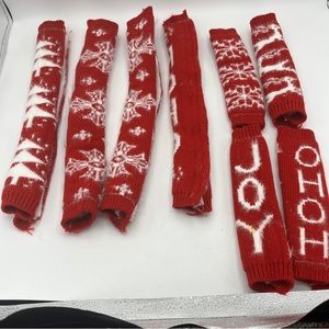 8pcs Christmas Refrigerator Door Handle Covers Microwave Oven Dishwasher Kitchen